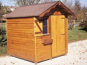 Abri jardin bois Als