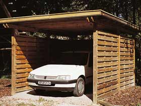 Garage bois 