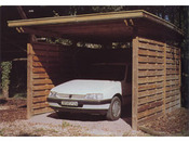 Garage bois " Provence Carport" - 17.5 m² - 3.50 x 5.00 x 2.50 m - 30 mm