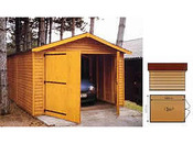 Garage bois "2000" - 12.21 m² - 3.03 x 4.03 x 2.35 m - 21 mm