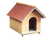 Niche chien"n°5" shingles - 72 x 100 x 90 cm