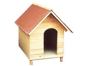 Niche chien "n�6" shingles - 78 x 110 x 104 cm