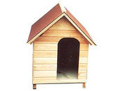 Niche chien "n°7" shingles - 82 x 118 x 113 cm