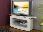 Meuble TV MDF Laqué blanc