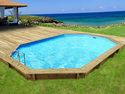 Piscine bois   Rio   - 5.60 x 3.70 x 1.24 m