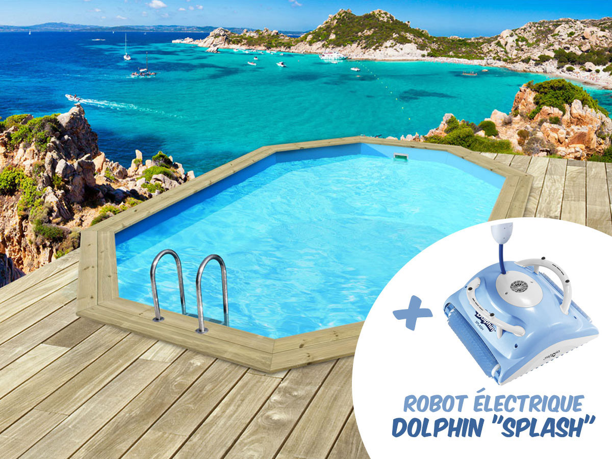 Piscine Bois Bal Ares 6 50 X 4 40 X 1 31 M Robot Dolphin Piscine Bois Bal Ares 6 50 X 4 40 X 1 31 M Robot Dolphin