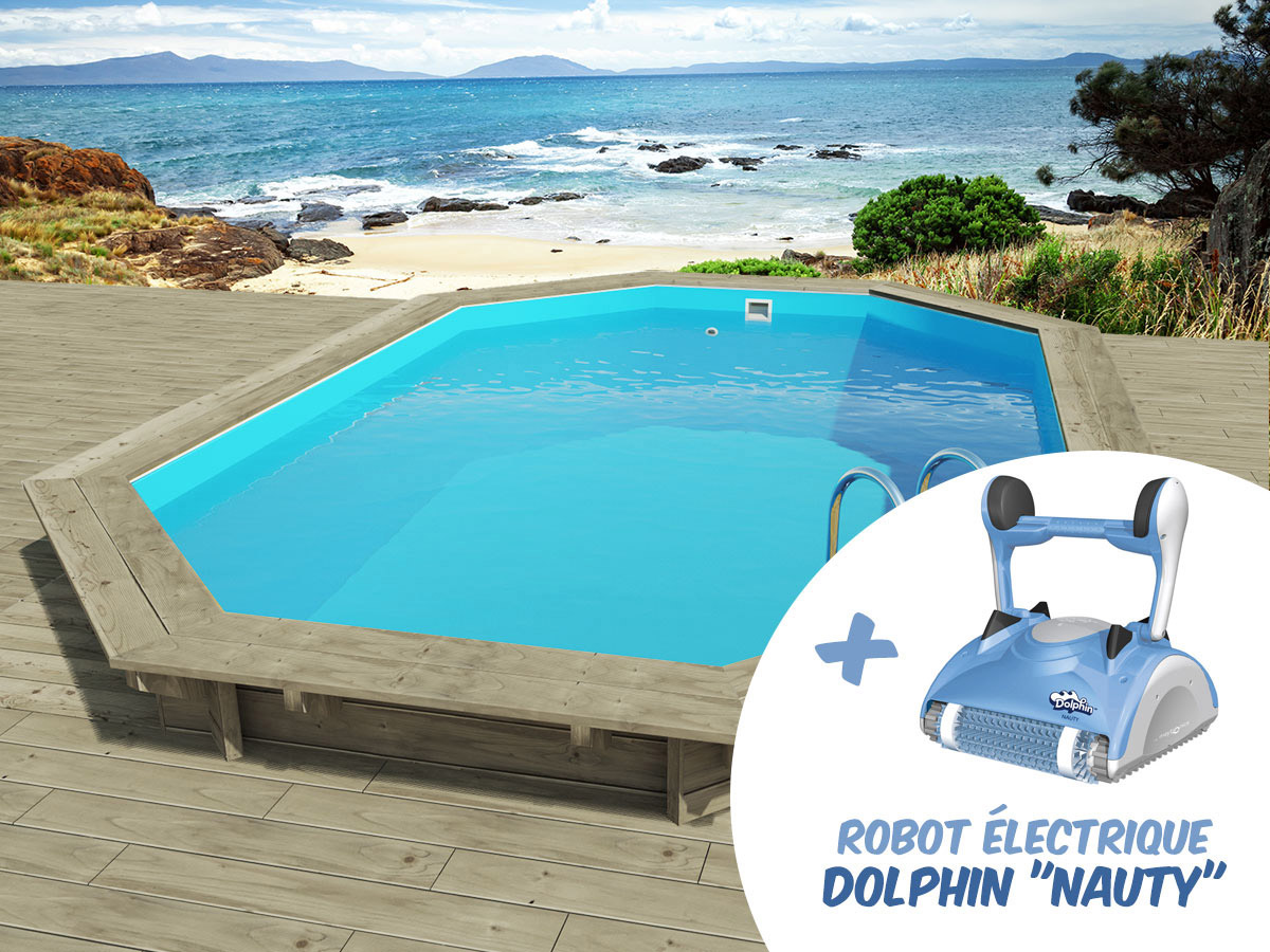 Piscine Bois Florida 6 57 X 4 57 X 1 31 M Robot Dolphin Piscine Bois Florida 6 57 X 4 57 X 1 31 M Robot Dolphin
