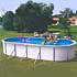 Kit piscine acier LUXE "Saphir" 7.30 x 3.70 x 1.20 m