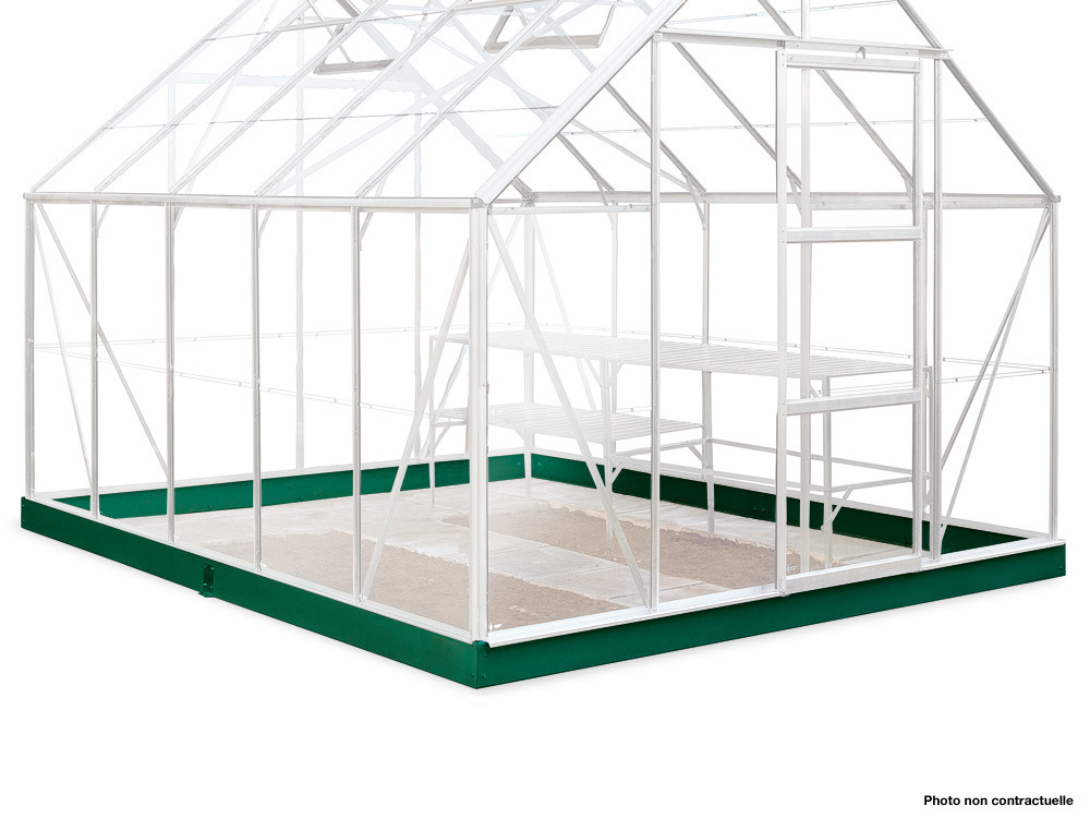 Embase pour serre Supreme 128 - 9,8m²