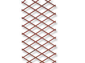 Treillis "Slatbamboo treillis" - lot de 2 en acajou 