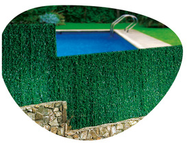 Lot de 2 haies artificielles - 1 x 3 m