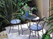 Salon jardin "Saint Germain" - 1 table + 4 chaises