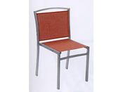 Chaise jardin "Neptune Batyline" - lot de 2 - thermolaqué et toile