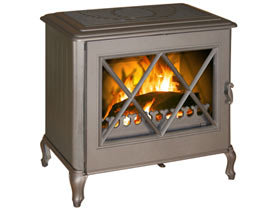 po&ecirc;le &agrave; bois en fonte ashford - anthracite