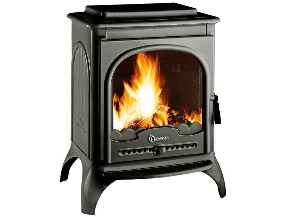 Poêle à bois en fonte - Anthracite