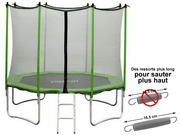 Trampoline   Yoopi   - Ø 3.6 m - avec filet + échelle