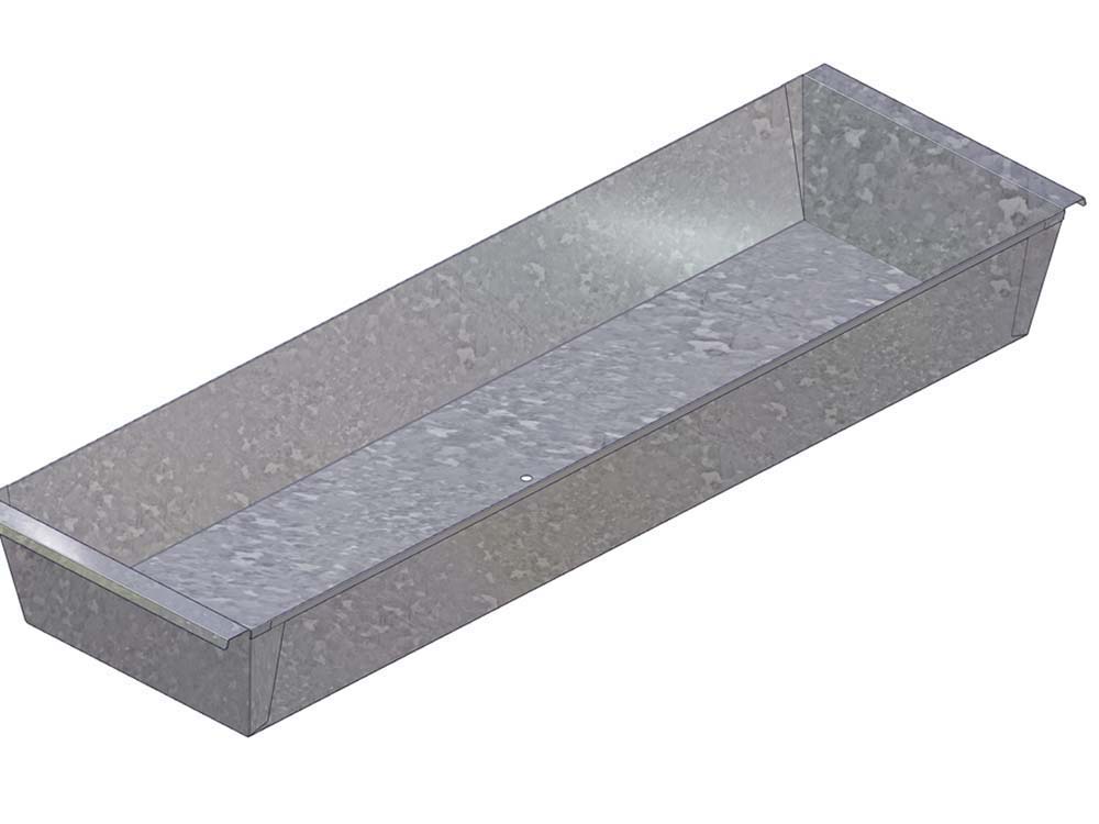 Bac galvanisé 60 cm.