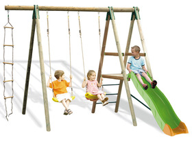 Portique bois "Topwood" - 4 agrès - 2.35 m