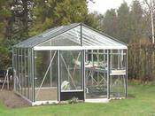 Serre verre "Euro Maxi 34" - 11.74 m² - 3.09 x 3.80 x 1.81 m