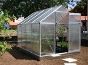 Serre polycarbone "Mauka 86" - 6.08 m² - 1.93 x 2.55 x 2.03 m