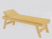 Accesoires Sauna Lit de repos "Standard"