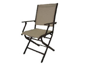 Fauteuil jardin  "Elégance" - Lot de 4 -aluminium
