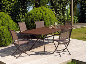 Salon de jardin "Carbet" - 1 table + 6 chaises