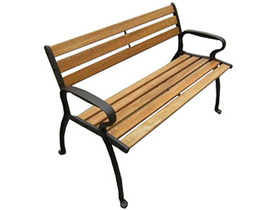 Banc de jardin fonte et bois
