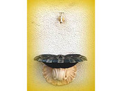 Fontaine "Champêtre" - en pierre et fonte - L 0.50 x P 0.30 cm 