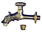 Robinet pour fontaine en laiton verni