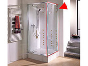 Paroi de douche en verre R/L OPTIMA fixe H190cm