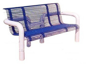 Banc jardin "Venice simple" - acier