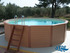 Piscine bois en kit ronde "Davao"  5.25 x 1.34 m
