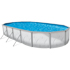 Piscine acier en kit ovale "Tempo Plus" 7.30 x 3.70 x 1.32 m