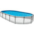 Piscine acier en kit ovale "Tempo Plus" 7.30 x 3.70 x 1.32 m