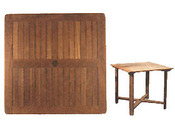 Table de jardin - dimensions : 80 x 80 x 74 cm