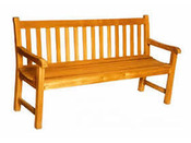 Banc jardin "classique" - teck de Birmanie 