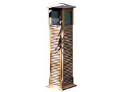 Eclairage de jardin - en Teck de Birmanie - 31 x 31 x 120 cm