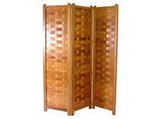 Paravent en teck de Birmanie - 3 Parties - 179 x 150 cm