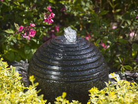 Fontaine " Verona " - sphère : 30 cm et bassin 59x36 cm