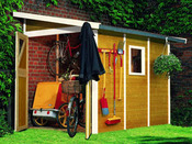 Abri jardin Bois " Juist 2 " - 3.27 m² - 1.78 x 1.78 x 2.30 m - 19 mm