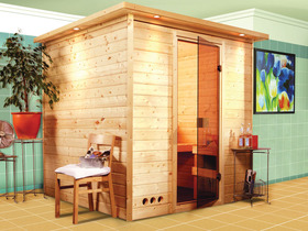 Sauna " Nora " 2 places 196 x 196 x 200 cm