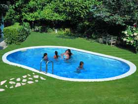 Piscine enterr�e 6.10 x 3.75 x 1.50 m 