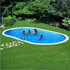 Piscine enterrée ovale 8.10 x 4.65 x 1.50 m