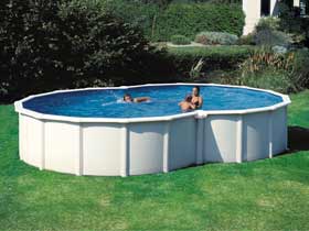 piscine acier forme 8
