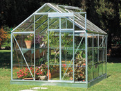 Serre polycarbone + ouverture automatique "Soleil 106" - 6.07 m² - 3.15 x 1.93 x 2.03 m