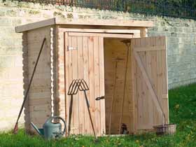 abri jardin bois