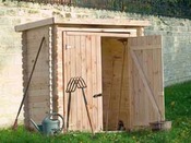 Abri jardin bois " Trèfle " - 2 .30 m² - 2.10 x 1.10 x 1.90 m – 19 mm