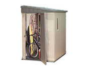 Abri jardin PVC "Millenium 46" Adossable - 2.60 m² - 1.43 x 1.82 x 2.18 m