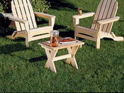 Tables de jardin - dimensions : 60 x 40 x 45 cm